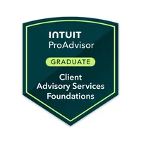 Client Advisory Services Foundations ProAdvisor Graduate badge