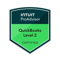 QuickBooks Online Level 2 Certified ProAdvisor badge